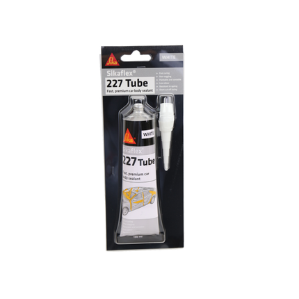 SikaFlex 227 White 150ml: The One-Stop Solution for Car Body Sealing - Fast Skinning, Low Odour, Paintable & Silicone-Free