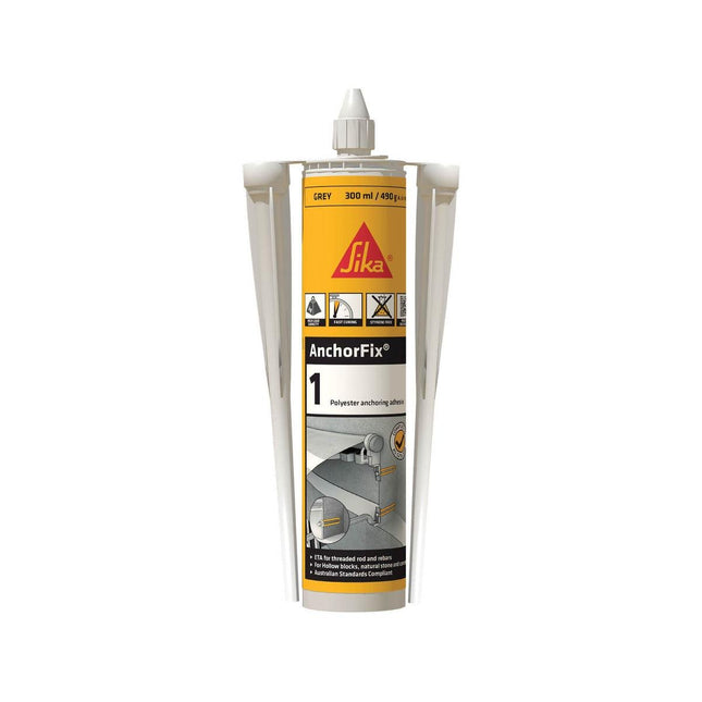Packshot of Sika AnchorFix-1 Grey Structural Adhesive 300ml