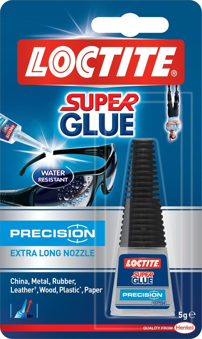 Loctite Super Glue Precision Multi-purpose No Clog Cap with long Nozzle 5g