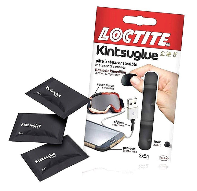 Loctite Kintsuglue Flexible Putty 3 x 5g [Black]