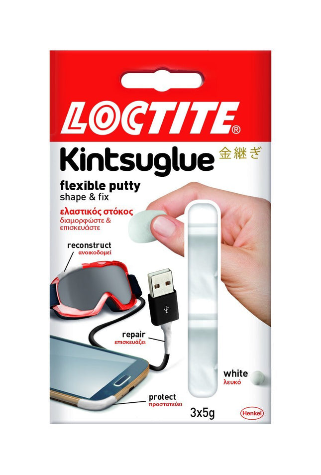 Loctite Kintsuglue Flexible Putty 3 x 5g [White]