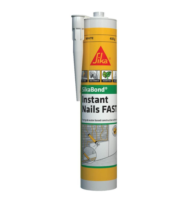 SikaBond Instant Nails Fast Action White 430g