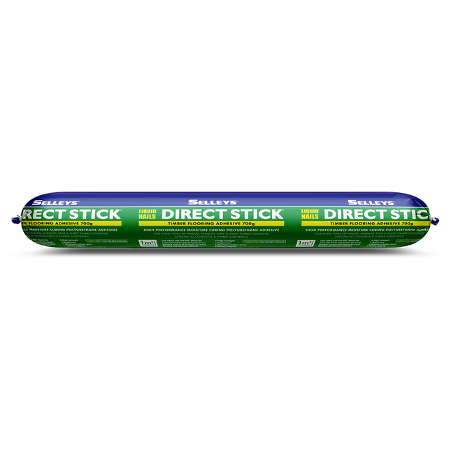 Packshot of Selleys Direct Stick Timber Flooring Adhesive Sausage 700g