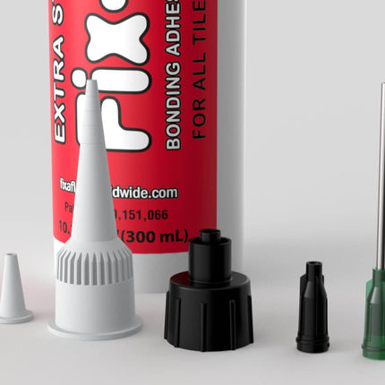 Fix-A-Floor Loose Tile Repair Adhesive Needle [Pro Pack] Includes a Micro Syringe Injector and Drill Bit