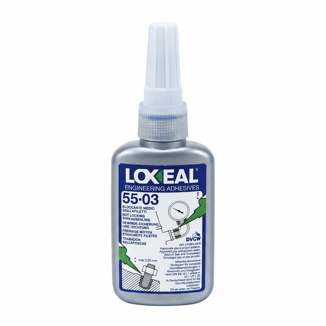 Packshot of Loxeal 55-03 Threadlocker Medium Strength Anaerobic Adhesive 50ml