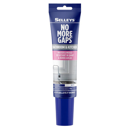 Selleys No More Gaps Bathroom & Kitchen Mould Resistant White x 130g