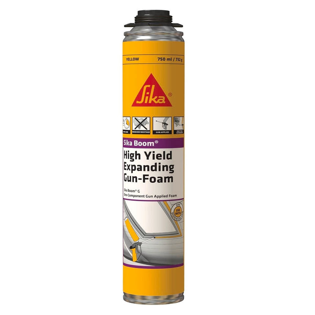 Sika Boom G Gun-Applied Expanding Polyurethane Foam 750ml