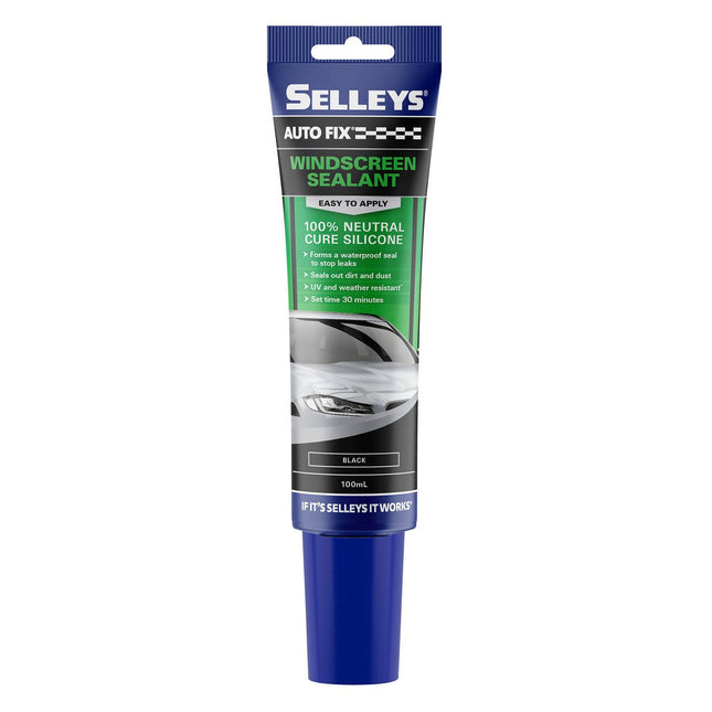 Packshot of Selleys Autofix Windscreen Sealant Black 100ml