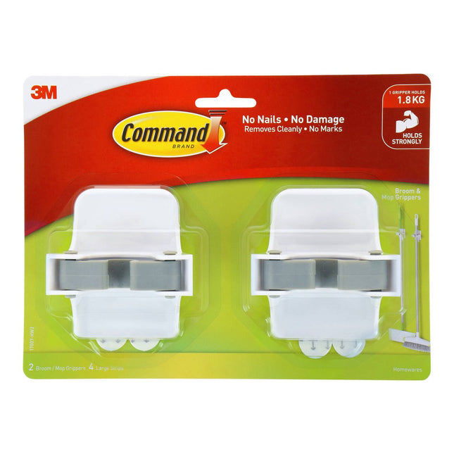 Packshot of Command 1.8kg Broom Gripper 2 Pack