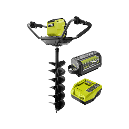 Packshot of Ryobi 36V HP Brushless Post Hole Digger Kit 6.0Ah for Fence Installation