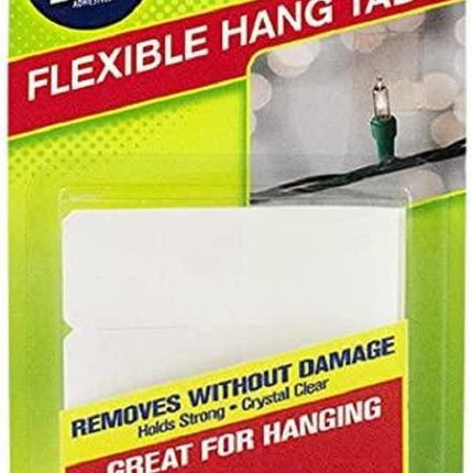 Glue Dots Flexible Hang Tabs - Clear, Removable, Damage-Free Decorating