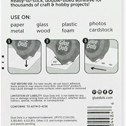 Glue Craft Dots Dispenser Permanent Projects Easy to use 200 Dots