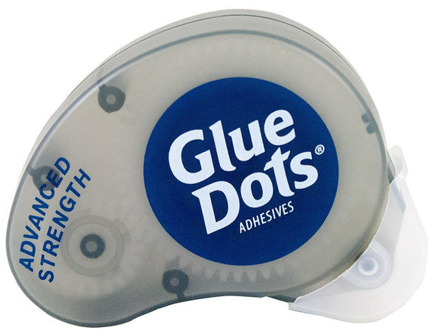 Glue Dots Dispenser Advanced Strenght Permanent Bond Instant Dry No Mess Easy to use 125 Dots