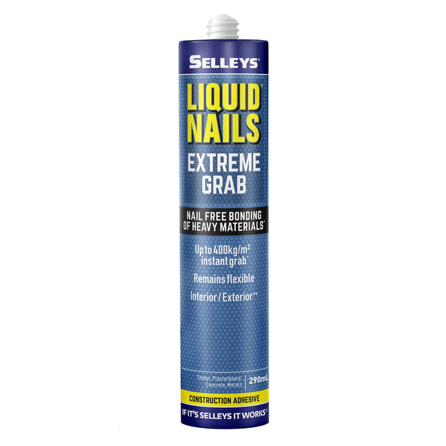 Selleys Instant Hold Liquid Nails Construction Adhesive Indoor & Outdoor 290ml