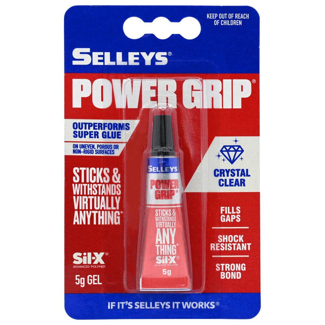 Selleys Power Grip Gel Outperforms Super Glue Sil-X 5g