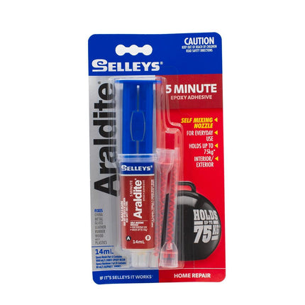 Araldite 5 Minute Epoxy Adhesive With Self Mixing Nozzle 14ml
