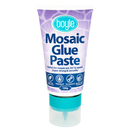 Packshot of Boyle Mosaic Craft Adhesive Glue Paste 120 g