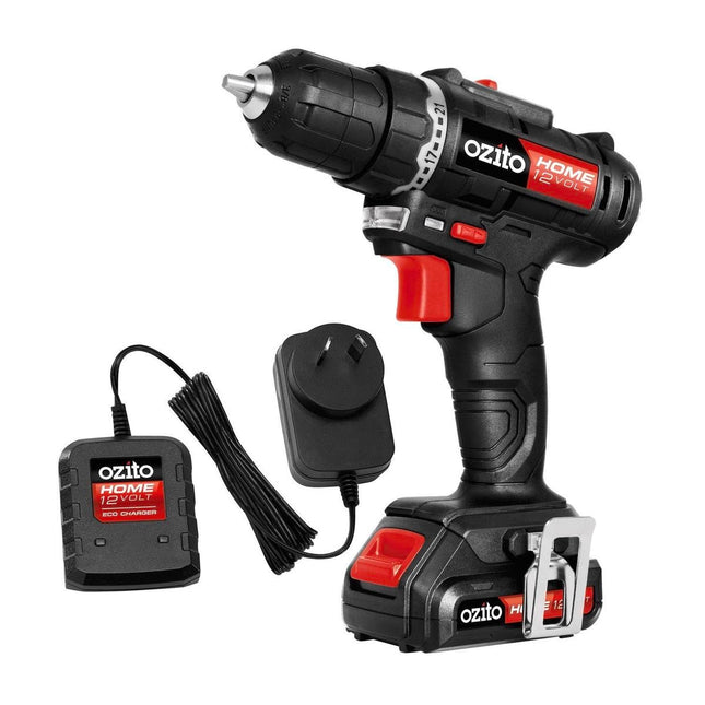 Packshot of Ozito Home 12V Cordless Drill Driver Kit