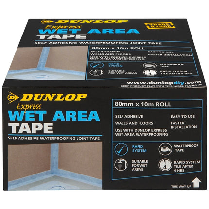 Dunlop Express Wet Area Tape 80mm x 10m
