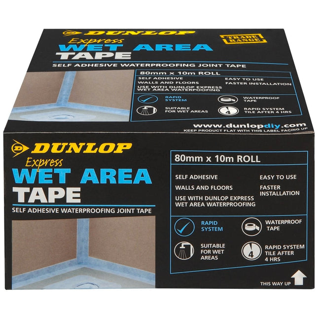 Dunlop Express Wet Area Tape 80mm x 10m