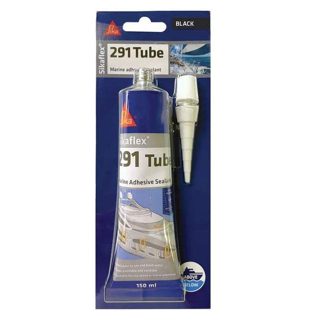 Sikaflex 291 Tube Black Marine-Grade Polyurethane Sealant 150ml