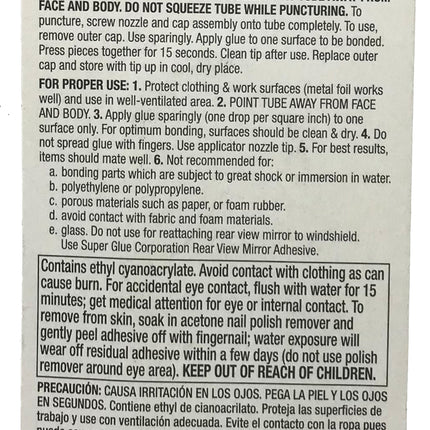 The Original Super Glue High Performance Future Glue 2g