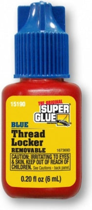 The Original Super Glue Blue Thread Locker Removable Prevents loosening - Can be removed with hand tools 6ml
