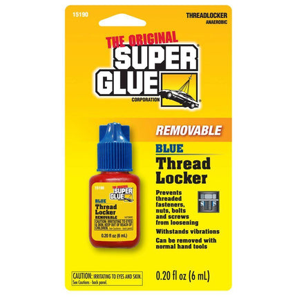The Original Super Glue Blue Thread Locker Removable Prevents loosening - Can be removed with hand tools 6ml