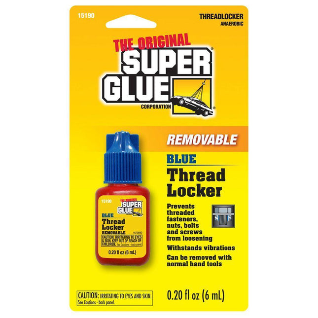 The Original Super Glue Blue Thread Locker Removable Prevents loosening - Can be removed with hand tools 6ml