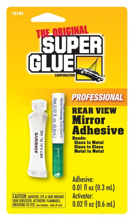 The Original Super Glue Professional Rear View Mirror Adhesive 0.9ml