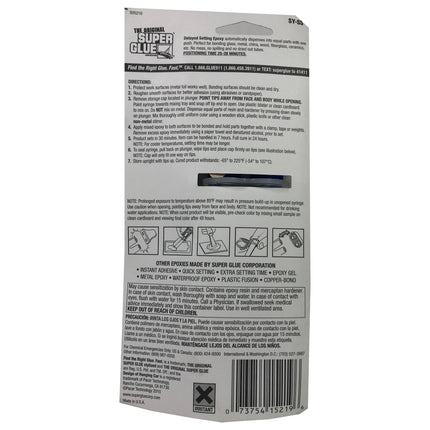 The Original Super Glue 30 minute Delayed Setting Epoxy with Easy Open Cap 28.3g