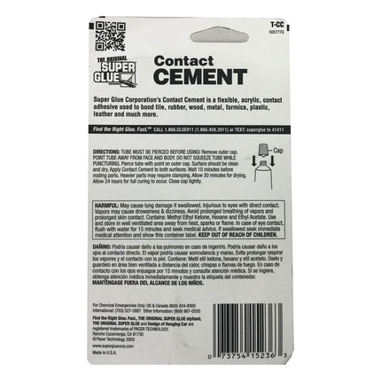 The Original Super Glue Contact Cement Flexible Contact Adhesive 29.5ml