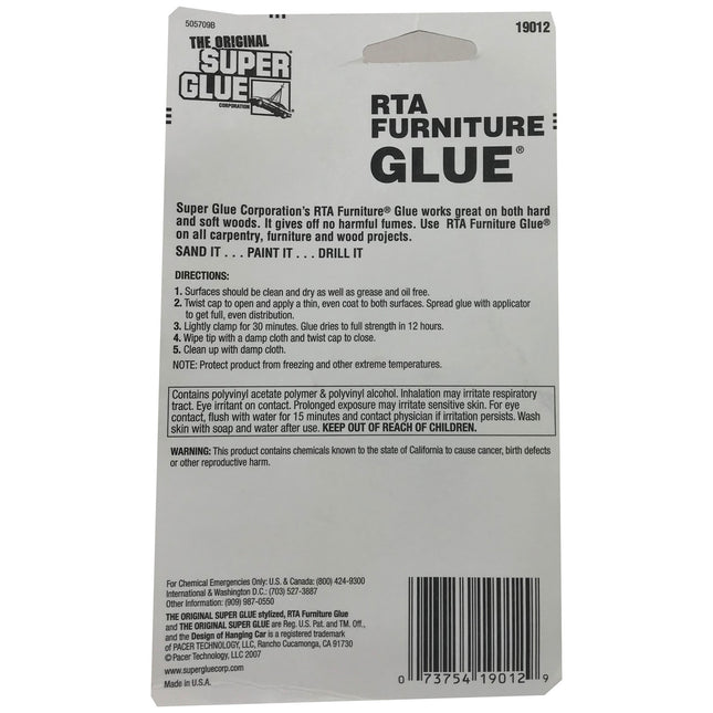 The Original Super Glue RTA Furniture Glue High Quality adhesive for Joint Assembly and Cold Press Laminating 29.5ml