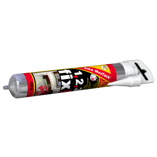 Sika 123 Fix MaxTack Water based instant grab adhesive most substrates 100g