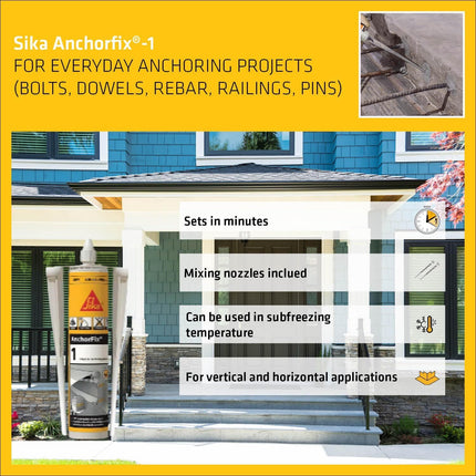 Sika AnchorFix®-1 Pro - High-Performance Styrene-Free Anchoring Adhesive for All Conditions