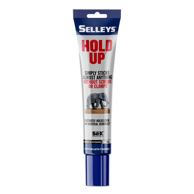 Selleys Hold Up Sticks Anything Multi Purpose Adhesive Sil-X Technology 130g