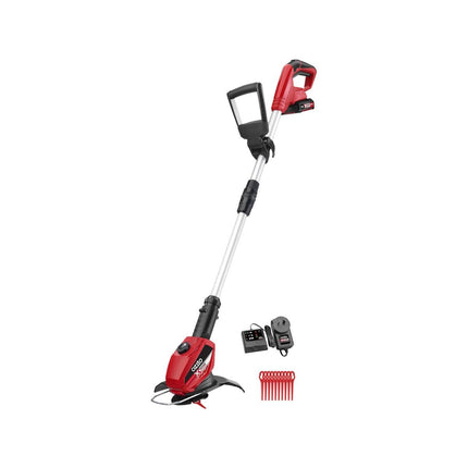 Packshot of Ozito PXC 18V 240mm Cordless Grass Trimmer Kit 2.0Ah PXCLTK-218