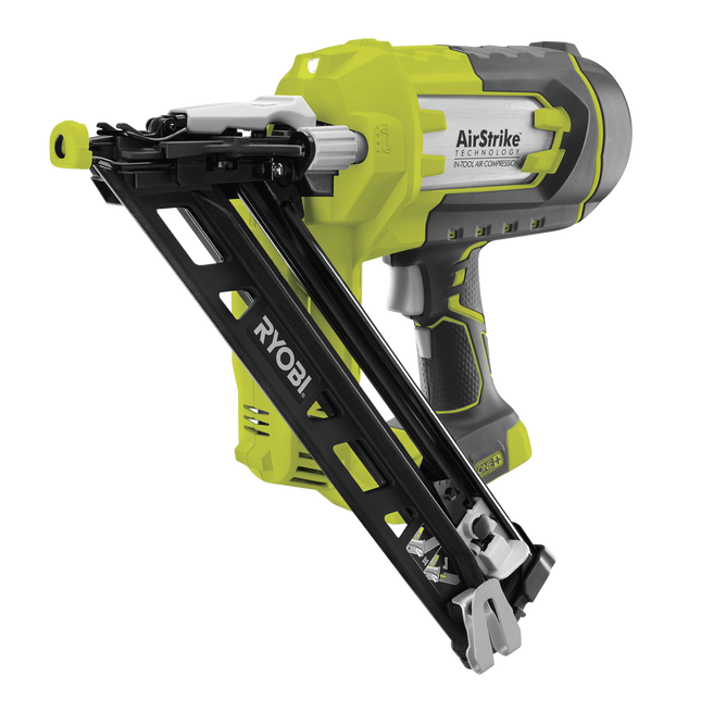 Packshot of Ryobi 18V ONE+ Cordless Nail Gun Skin Only for Fast Fixing