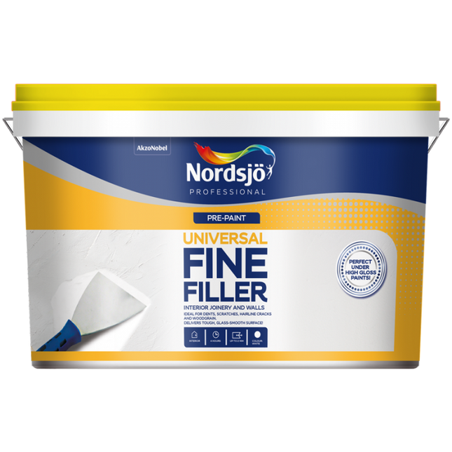 Nordsjo Professional Universal Fine Filler 2.5lt Bucket