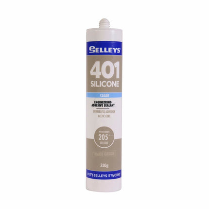 Selleys 401 Silicone Adhesive for Gaskets Resists 205 Degrees [Clear]