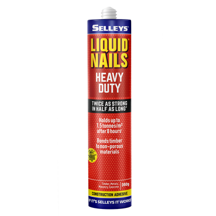 Selleys Extreme Strength Liquid Nails Twice as Strong Interior Exterior 350g