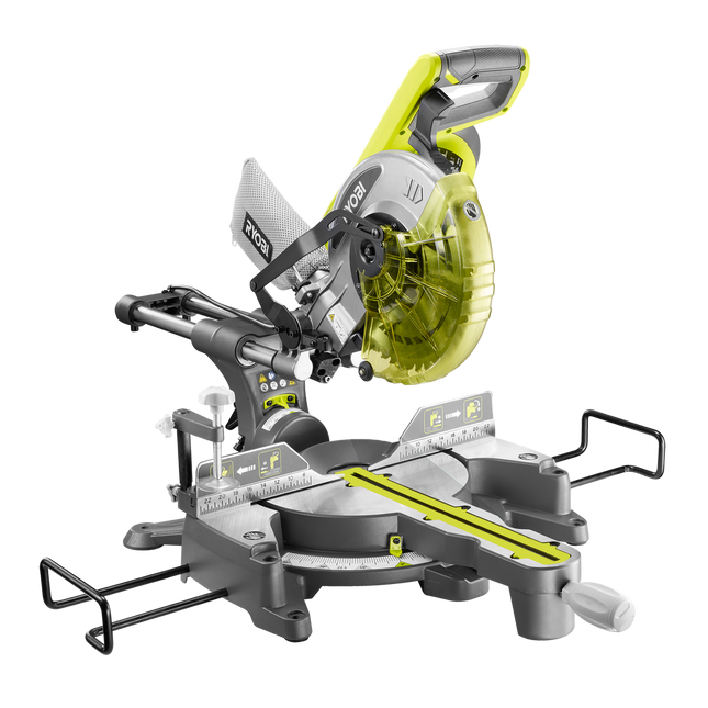 Packshot of Ryobi Dual Bevel Sliding Mitre Saw 254mm 2000W for Precision Cuts