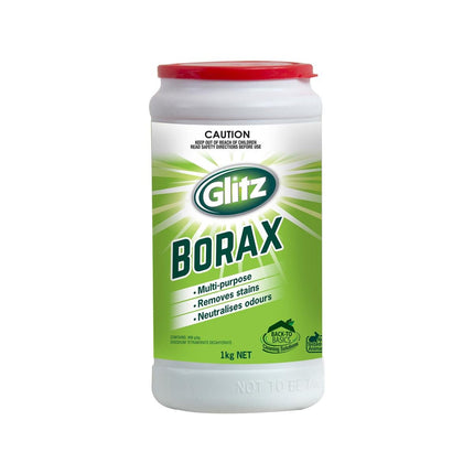 Packshot of Glitz Borax Multi Purpose Cleaner Laundry and Home Use 1kg