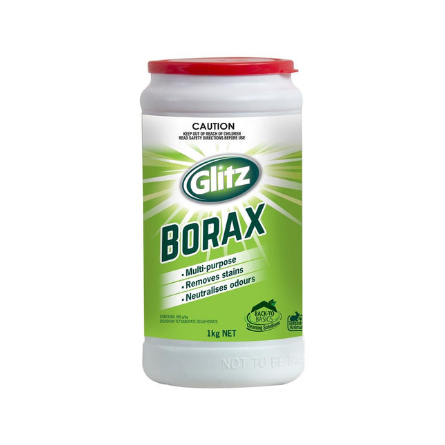Packshot of Glitz Borax Multi Purpose Cleaner Laundry and Home Use 1kg