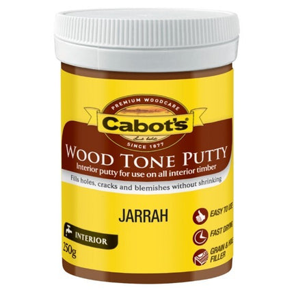 Cabot's Wood Tone Putty Hole Filler 250g [Colour: Jarrah]