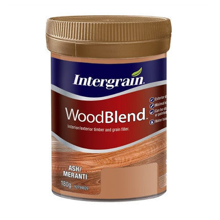 Intergram WoodBlend Timber Grain Wood Filler 180g [Colour: Ash Meranti]