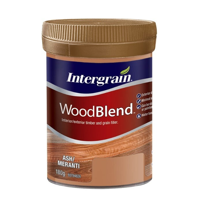 Intergram WoodBlend Timber Grain Wood Filler 180g [Colour: Ash Meranti]