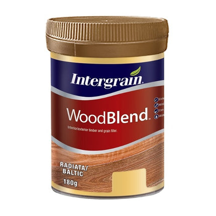 Intergram WoodBlend Timber Grain Wood Filler 180g [Colour: Radiata Baltic]
