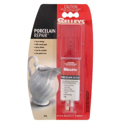 Selleys PorcelainFix Repair Dries White 30g