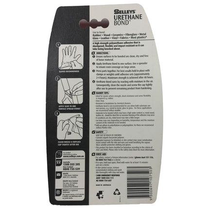 Selleys Urethane Bond Weather and shock proof - Fix Garden Tools, Car Covers, Sports Equipment 30ml